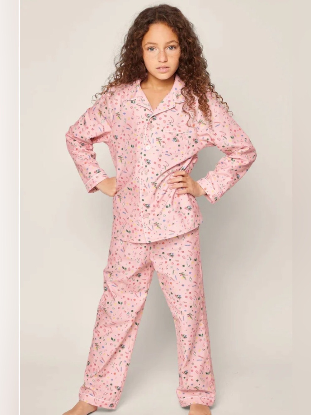 PETITE PLUME Kids’ Vintage Sweets Christmas Pajama Set - 10